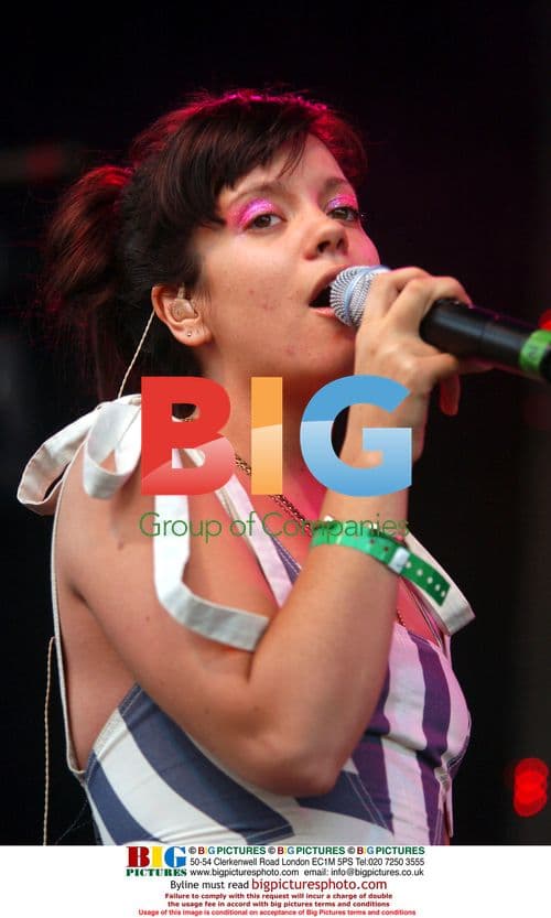 Lily Allen at Secret Garden Party 2006