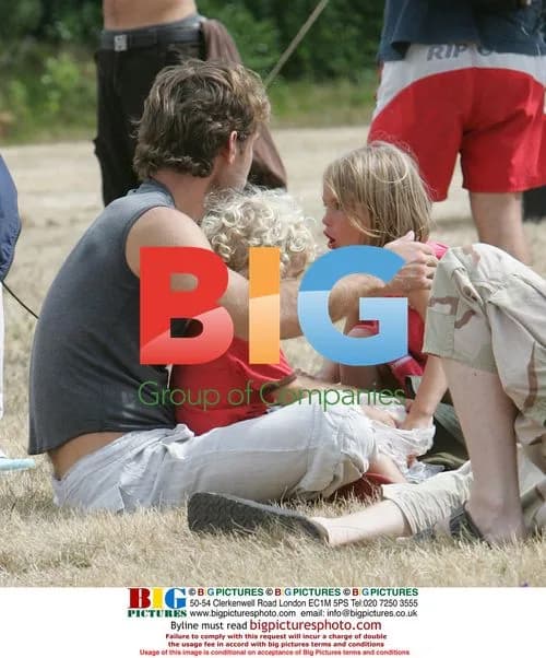 Jude Law on holiday with son Rudy in UK