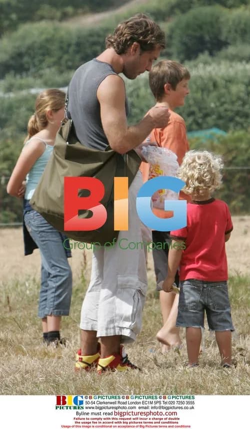 Jude Law on holiday with son Rudy and ex's husband