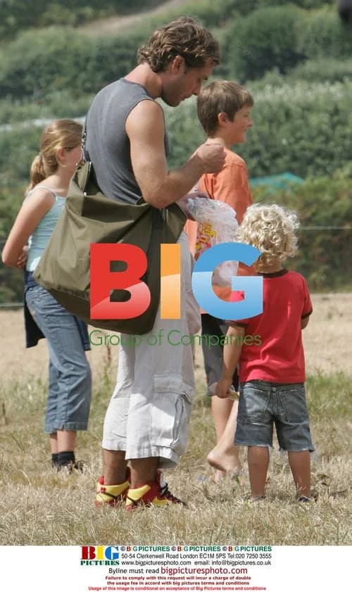 Actor Jude Law on holiday with son Rudy