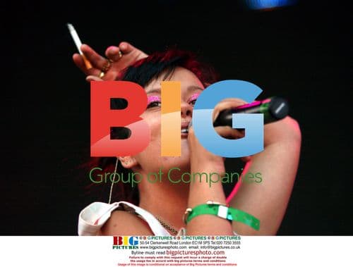 Lily Allen at Secret Garden Party 2006