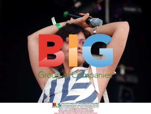 Lily Allen at Secret Garden Party 2006