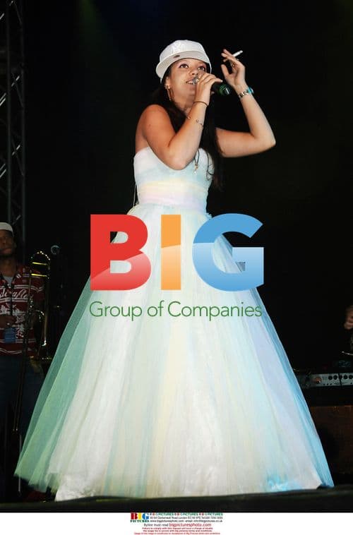 Lily Allen performs at V Festival 2006