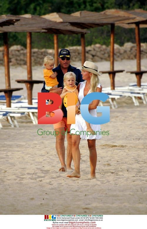 Bourbon Crown Prince Charles and Family on Holiday
