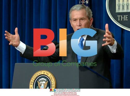 Bush Speaks at White House News Conference