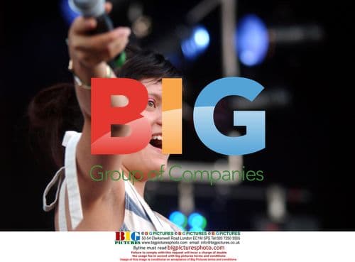 Lily Allen at Secret Garden Party 2006