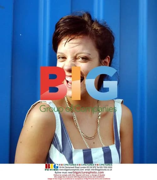 Singer Lily Allen on stage at Secret Garden Party 2006