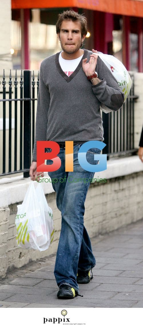Oscar Humphries shopping in London