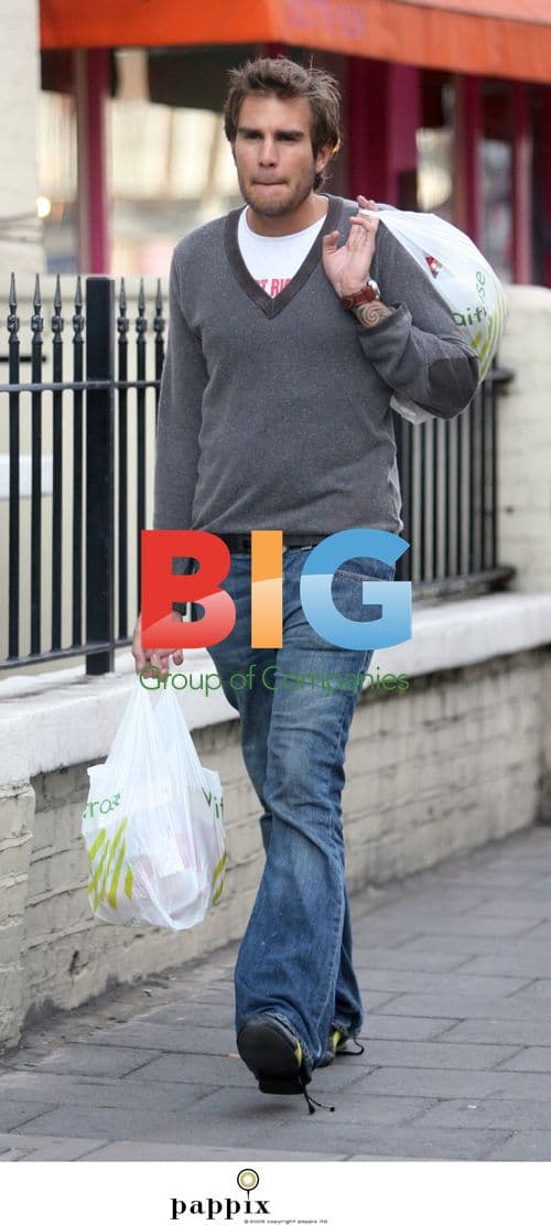 Barry Humphries' son Oscar shopping in London