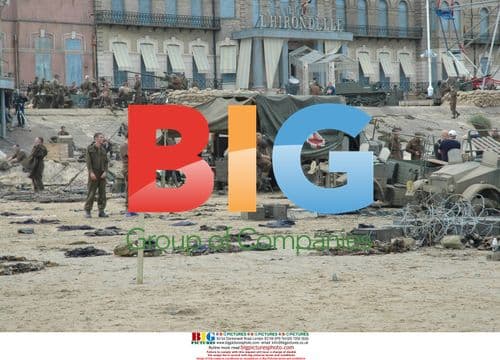 Filming of 'Atonement' on Redcar beach