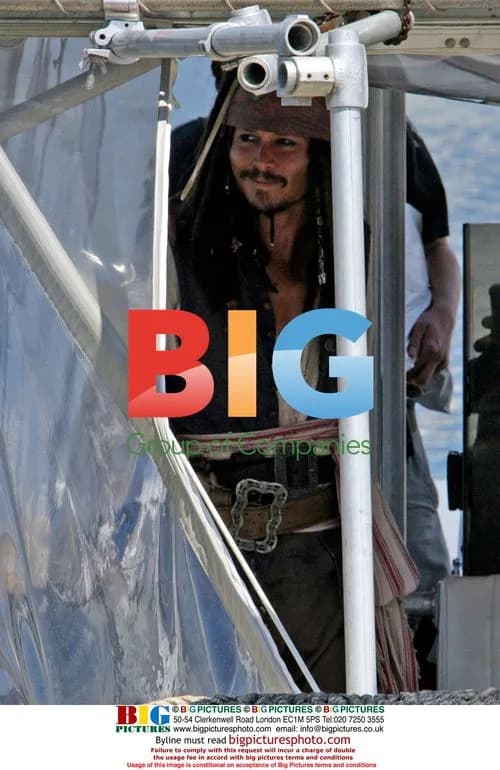 Johnny Depp Filming 'Pirates 3'