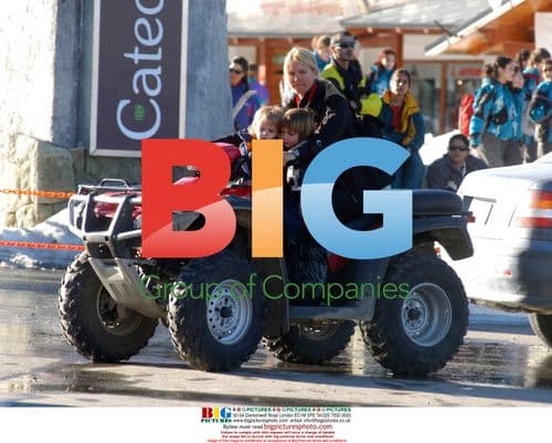 Valeria Mazza's Family Ski Vacation