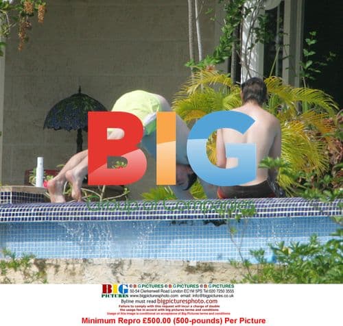 Tony Blair's Sons Relaxing in Barbados