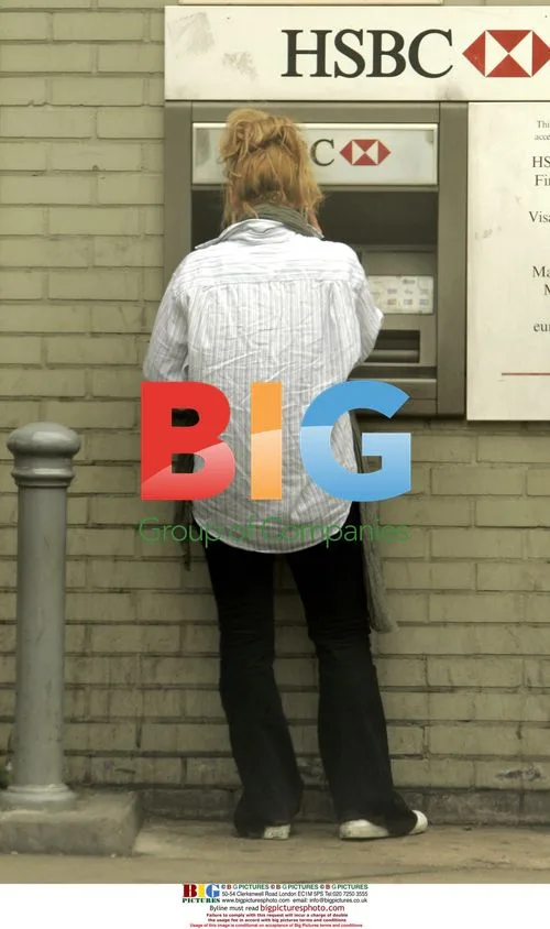 Billie Piper visits cash point