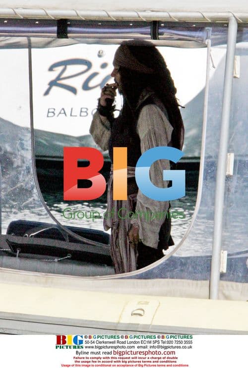 Johnny Depp as Captain Jack Sparrow for 'Pirates 3'