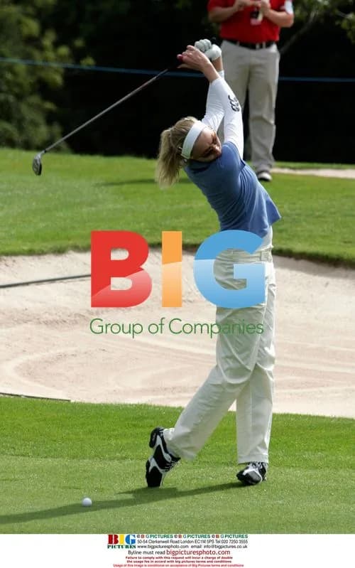 Jodie Kidd at All Star Cup Golf Tournament