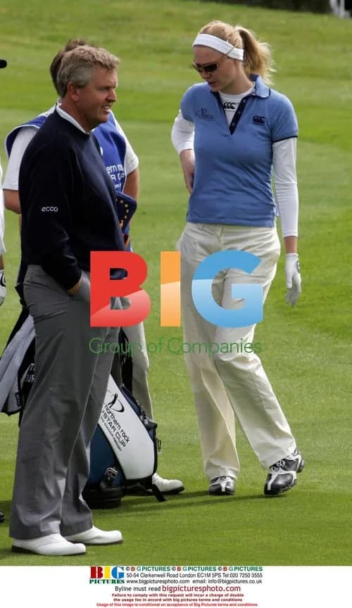 Jodie Kidd at All Star Cup Golf Tournament