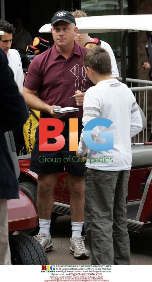 Ross Kemp at Celebrity Golf Tournament