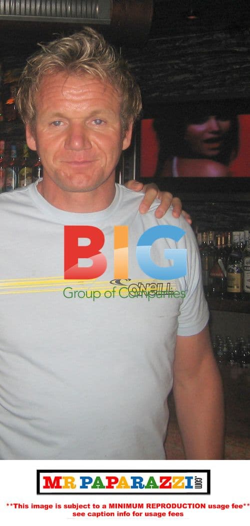 Gordon Ramsey Enjoys Night Out in Spain