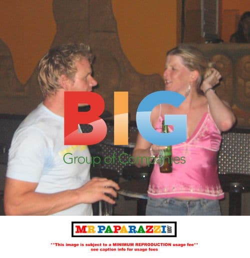 Gordon Ramsay Enjoys Night Out in Spain