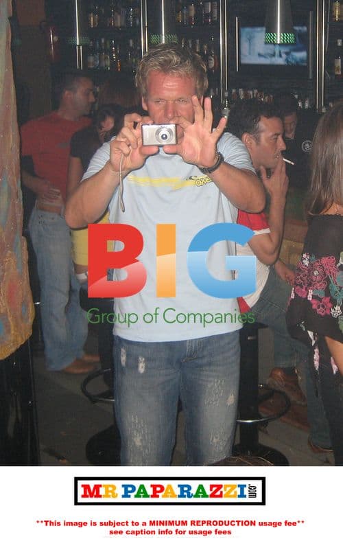 Gordon Ramsay Enjoys Night Out in Spain