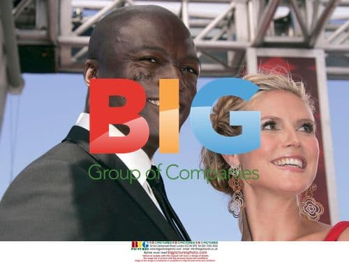 HEIDI KLUM and SEAL at 58th Emmy Awards