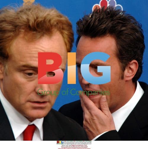 Bradley Whitford and Matthew Perry at Emmys