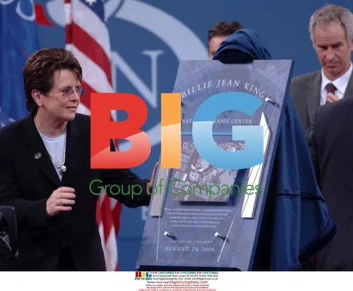 Billie Jean King at US Open Naming Ceremony