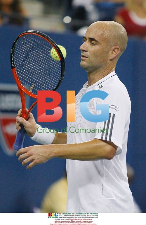 Andre Agassi's last U.S. Open match