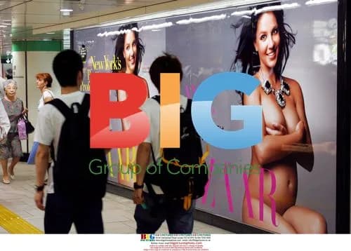 Britney Spears Pregnant and Naked Ads in Tokyo