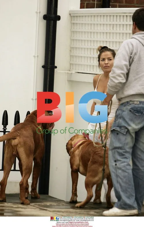 Frank Lampard and Elen Rives with Dogs