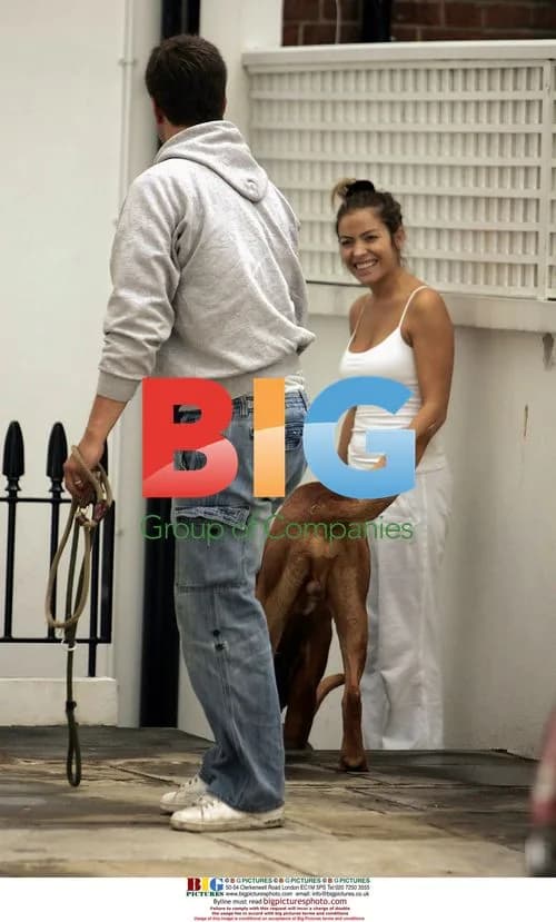 Frank Lampard and Elen Rives with dogs