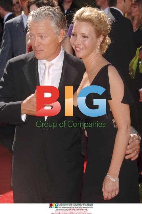 Lisa Kudrow and husband at Emmy Awards