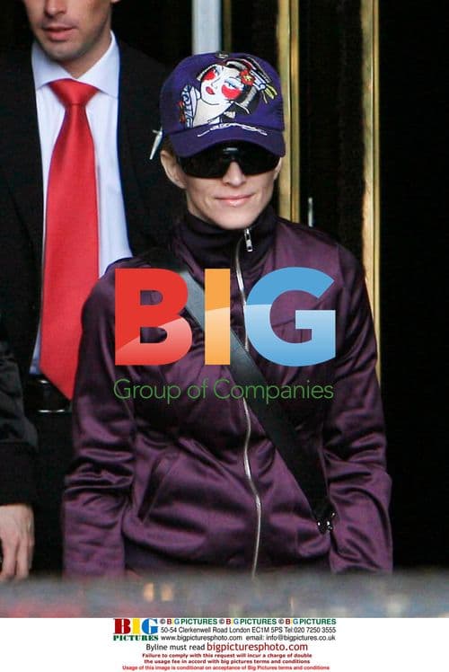 Madonna leaving Hotel Crillon in Paris