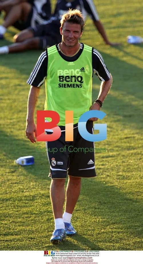 David Beckham Training with Real Madrid