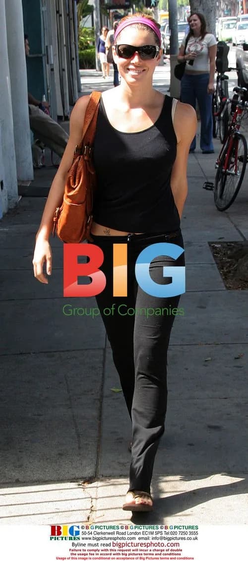 Jessica Biel Leaving Yoga in Santa Monica