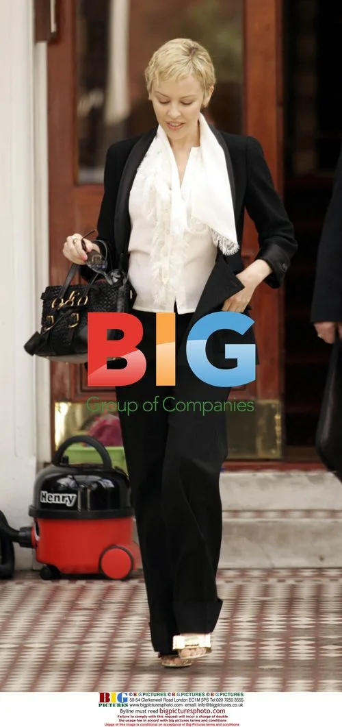 Kylie Minogue Leaves London Home