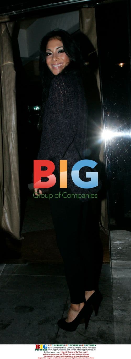 Nicole Scherzinger out in London