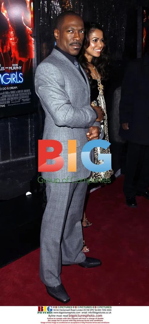 Eddie Murphy and Tracy Edmonds at Dreamgirls Premiere