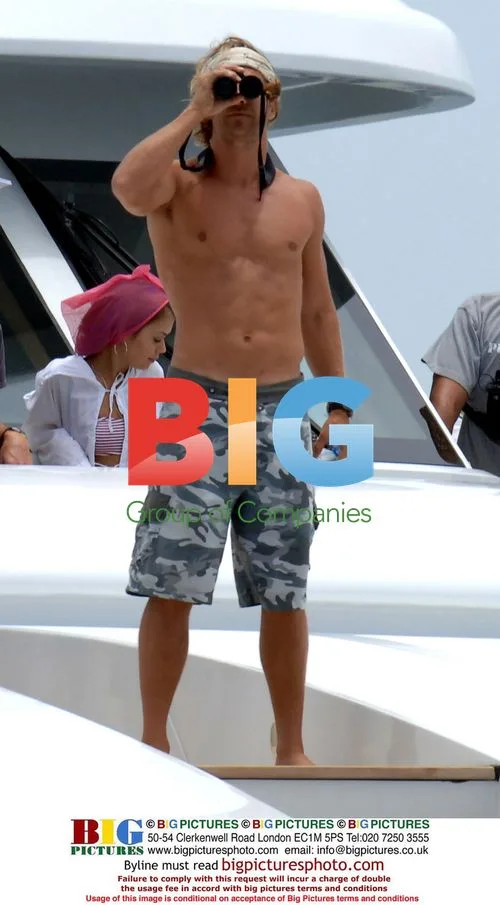 Matthew McConaughey plays didgeridoo on boat set
