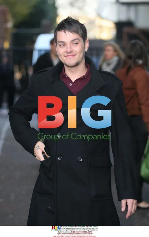 Matt Willis Served Papers Outside GMTV Studios