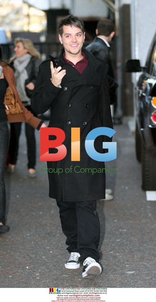 Matt Willis Served with Writ Outside GMTV