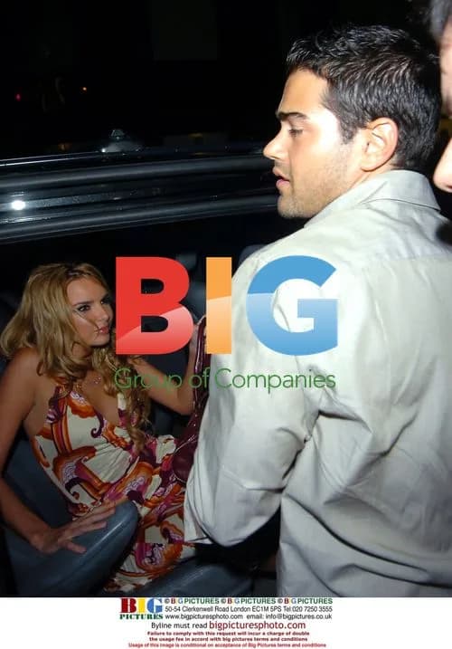 Nadine Coyle and Jesse Metcalfe at Girls Aloud Party