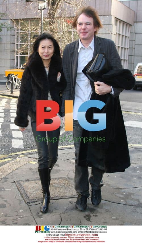 Julian Lloyd Webber with Girlfriend at The Ivy