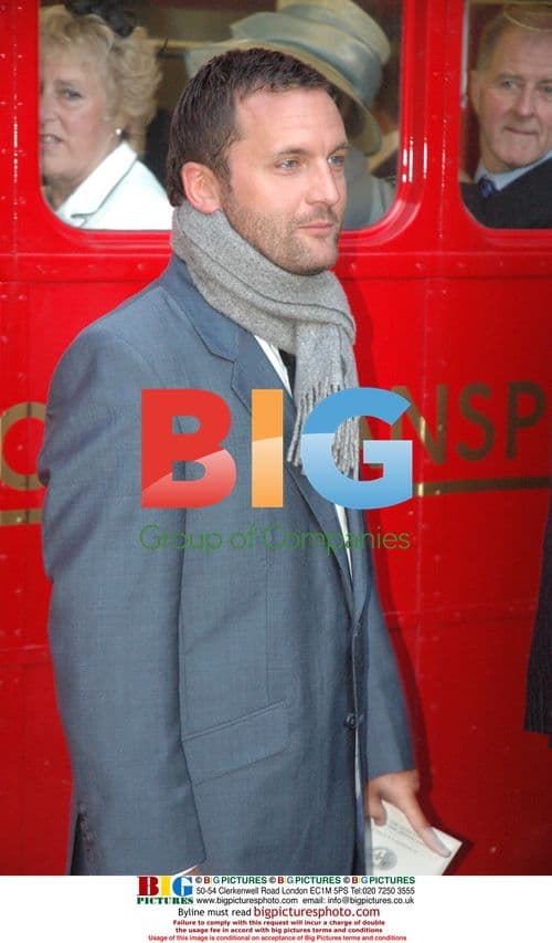 Joel Beckett at Lucy Davis and Owain Yeoman's wedding