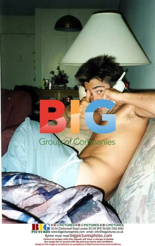 Colin Farrell and friends in trashed hotel room