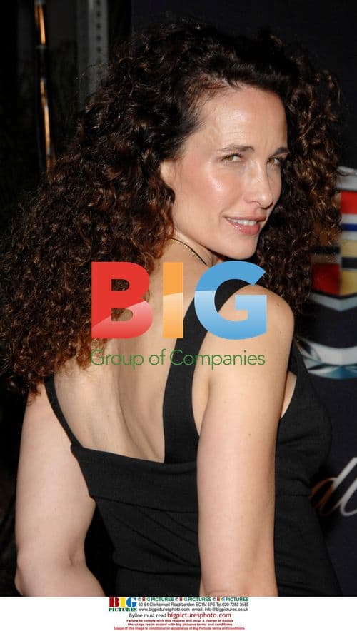 Andie Macdowell arrives for Dreamgirls premiere