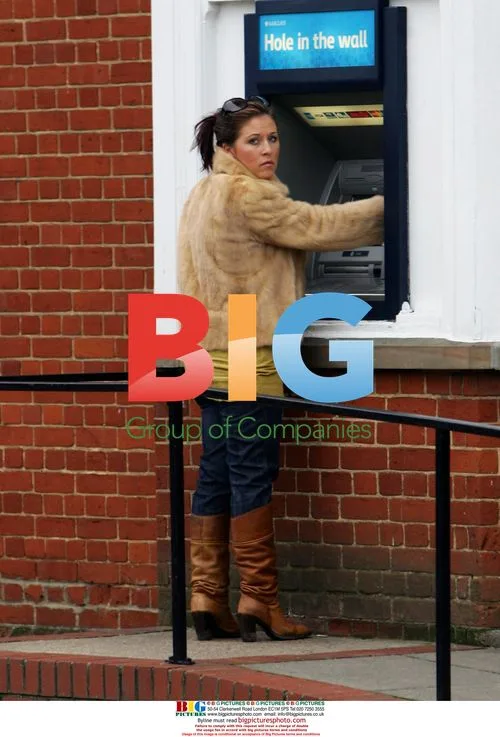 Jessie Wallace Withdraws Cash for Car Service