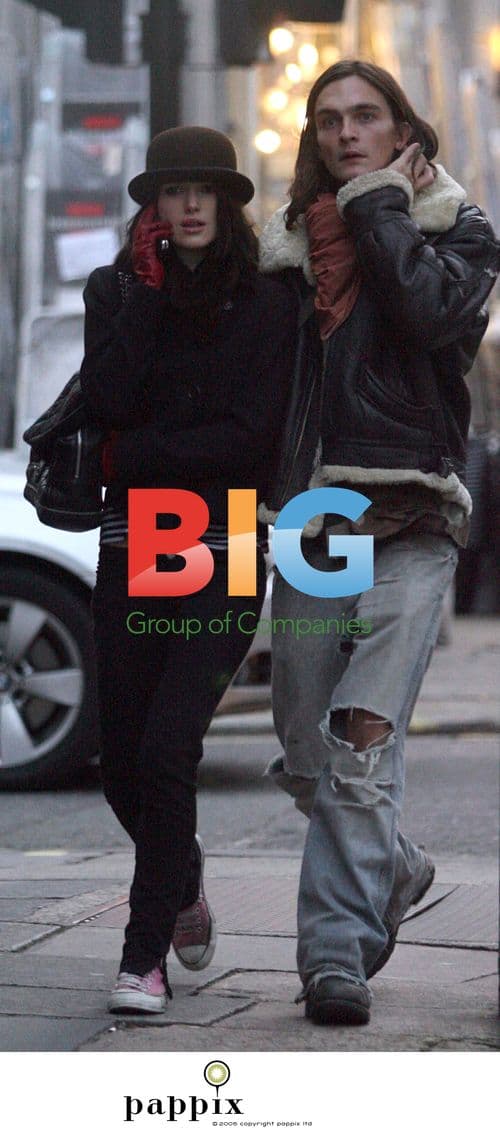 Keira Knightley and Rupert Friend in London