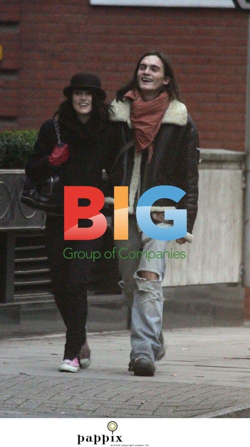 Keira Knightley and Rupert Friend take a stroll in London